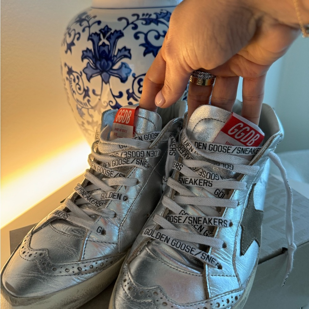 Golden Goose Metallic Midstar sneaker